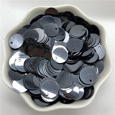 400db 10 mm-es PVC lapos, kerek laza flitterek 1 oldalsó lyukkal Paillette varrás Esküvői kézműves kiegészítők Barkácsolás medál flitter