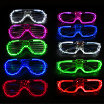 1 бр парти светещи в тъмното очила светещи LED очила неонови парти сувенири слънчеви очила за деца възрастни парти декор парти консумативи