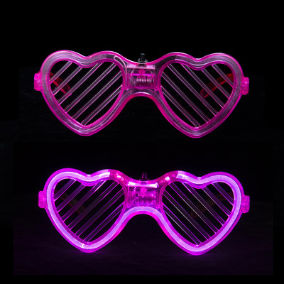 1 vnt Vakarėlio švytėjimo tamsoje akiniai Šviečiantys LED akiniai Neoniniai vakarėliams skirti akiniai nuo saulės vaikams suaugusiems vakarėlio dekoro vakarėlio reikmenys