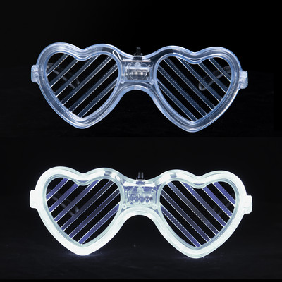 1 vnt Vakarėlio švytėjimo tamsoje akiniai Šviečiantys LED akiniai Neoniniai vakarėliams skirti akiniai nuo saulės vaikams suaugusiems vakarėlio dekoro vakarėlio reikmenys