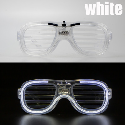 1 vnt Vakarėlio švytėjimo tamsoje akiniai Šviečiantys LED akiniai Neoniniai vakarėliams skirti akiniai nuo saulės vaikams suaugusiems vakarėlio dekoro vakarėlio reikmenys