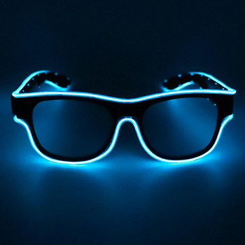 Γυαλιά LED Halloween Atmosphere Ασύρματα φωτεινά γυαλιά Επαναφορτιζόμενα Usb Nightclub Bar Party Gifts