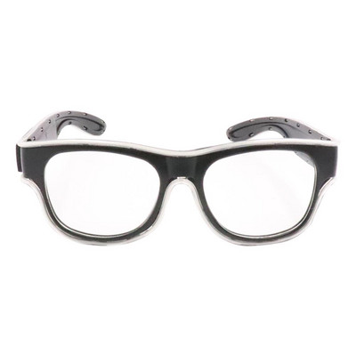 LED brilles Helovīna atmosfēra Bezvadu gaismas brilles Uzlādējamas USB naktsklubu bāra ballītes dāvanas