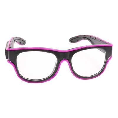 LED brilles Helovīna atmosfēra Bezvadu gaismas brilles Uzlādējamas USB naktsklubu bāra ballītes dāvanas