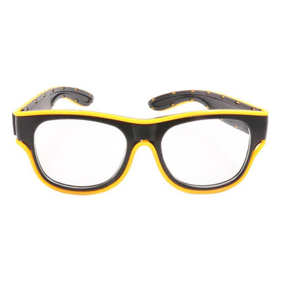 LED brilles Helovīna atmosfēra Bezvadu gaismas brilles Uzlādējamas USB naktsklubu bāra ballītes dāvanas