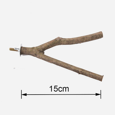 Putnu spogulis koka interaktīva rotaļlieta ar asari maziem papagaiļiem, papagaiļiem, kaktiņiem Conure Lovebird būra aksesuāri