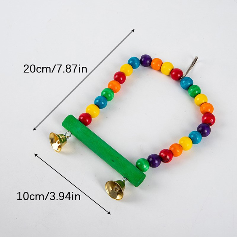 Putnu spogulis koka interaktīva rotaļlieta ar asari maziem papagaiļiem, papagaiļiem, kaktiņiem Conure Lovebird būra aksesuāri