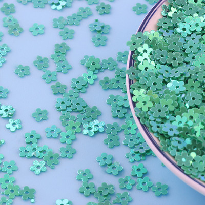 20g/partii 5mm lillekujuline PVC lahtised litrid Glitter Paillettes küünekunsti maniküüri õmblemiseks pulmakaunistus konfettid isetegemine