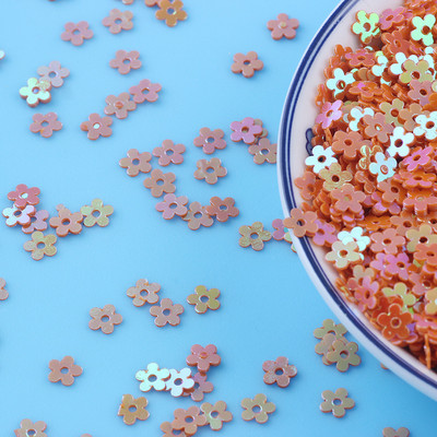 20g/partii 5mm lillekujuline PVC lahtised litrid Glitter Paillettes küünekunsti maniküüri õmblemiseks pulmakaunistus konfettid isetegemine