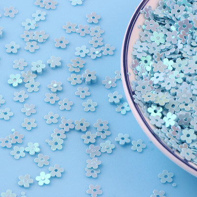 20g/partii 5mm lillekujuline PVC lahtised litrid Glitter Paillettes küünekunsti maniküüri õmblemiseks pulmakaunistus konfettid isetegemine