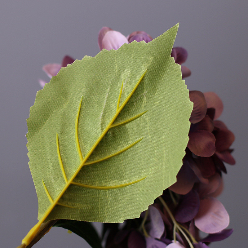 Kiváló minőségű 45 cm-es mesterséges fehér hortenzia virág golyó selyem hortenzia kiegészítő otthoni esküvői dekoráció hamis Flores csokor