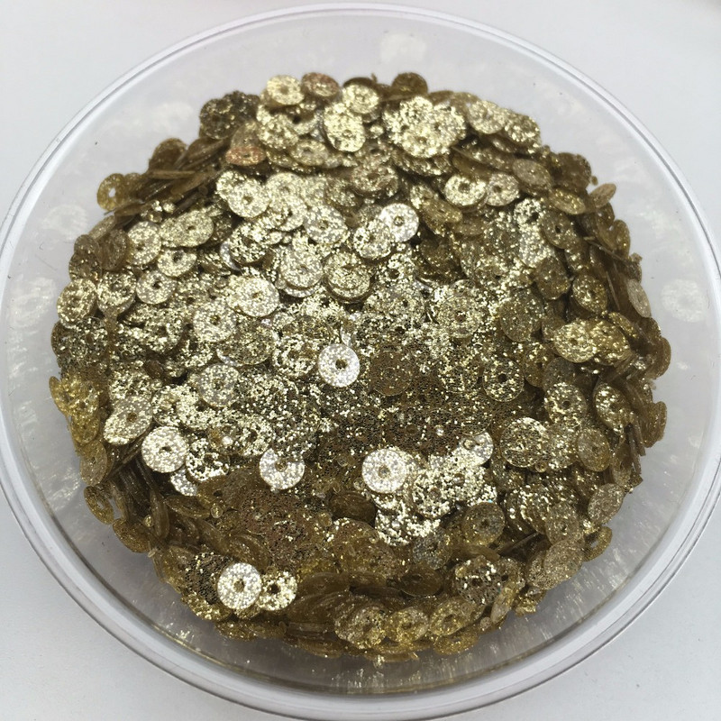 Pailletes 10g 4mm mirdzoši vizuļi, plakani, apaļi, vaļīgi vizuļi Šūšana kāzu rotājumi, amatniecības albumi, DIY aksesuāri, vairumtirdzniecība