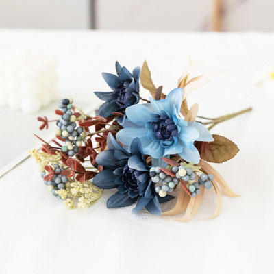 30cm jauna stila īsta zīda dālija krizantēma mākslīgais zieds ģimenes biroja ballīte saulespuķu pušķis dārza viesnīcas kāzu dekors