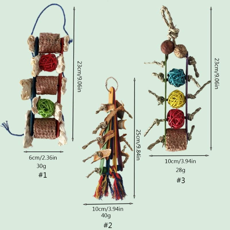 Madárpapagájok rágójáték színes aprító papagájok papagájokhoz Y9RE