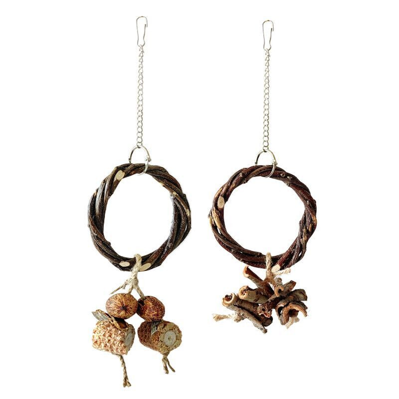 Putnu rotaļlieta Mājdzīvnieks Putns Papagailis Papagailīte Budgie Cockatiel Būris Putnu Rotaļlietas Piekārts Šūpuļtīkls Šūpoles Rotaļlieta Rotangpalmas gredzens Putnu piederumi