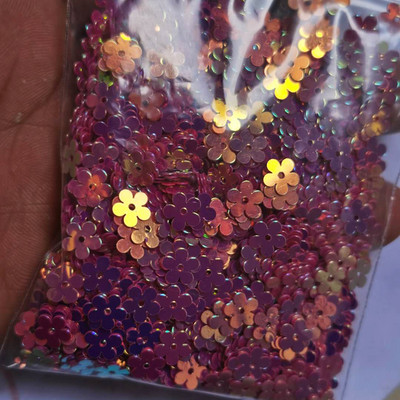 20g (1200gab.)/Iepakojums 7MM Plakani plūmju ziedi PVC sequins Kāzu konfeti DIY šūšana nagu mākslas rotaslietas ballīšu dekorēšanas aksesuāri