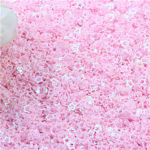 3 mm dobi zvaigžņu ziedi, PVC vaļīgi vizuļi, mirdzoši paletes nagu mākslas manikīram kāzu konfeti aksesuāri amatniecībai