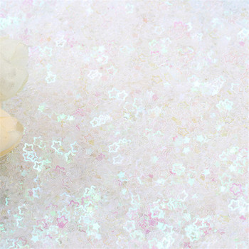 3mm Hollow Star Flower PVC Loose Sequins Glitter Paillettes για Nail Art Μανικιούρ Γαμήλια κομφετί Αξεσουάρ για χειροτεχνίες