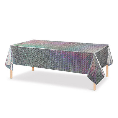 Eldobható terítő rózsaszín fehér fekete rózsa arany születésnapi esküvői terítő műanyag vízálló étkezőasztal borító parti kellék