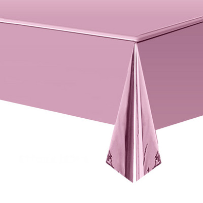 Eldobható terítő rózsaszín fehér fekete rózsa arany születésnapi esküvői terítő műanyag vízálló étkezőasztal borító parti kellék