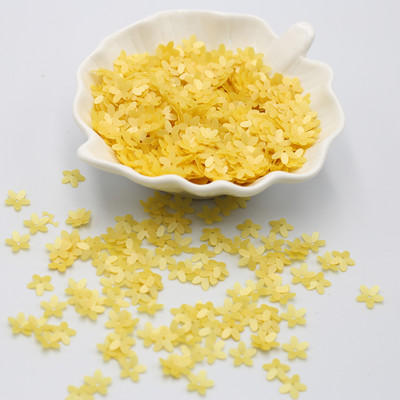 15g/partija Ziedu Seuiqns Matēta Krāsa Piecu Ziedlapu Paillettes 3D PVC Manikīra vizulis amatniecībai Art Naglas Pērlīšu Izšūšana