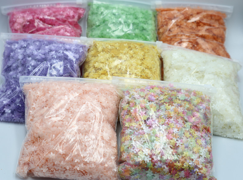 15g/partija Ziedu Seuiqns Matēta Krāsa Piecu Ziedlapu Paillettes 3D PVC Manikīra vizulis amatniecībai Art Naglas Pērlīšu Izšūšana