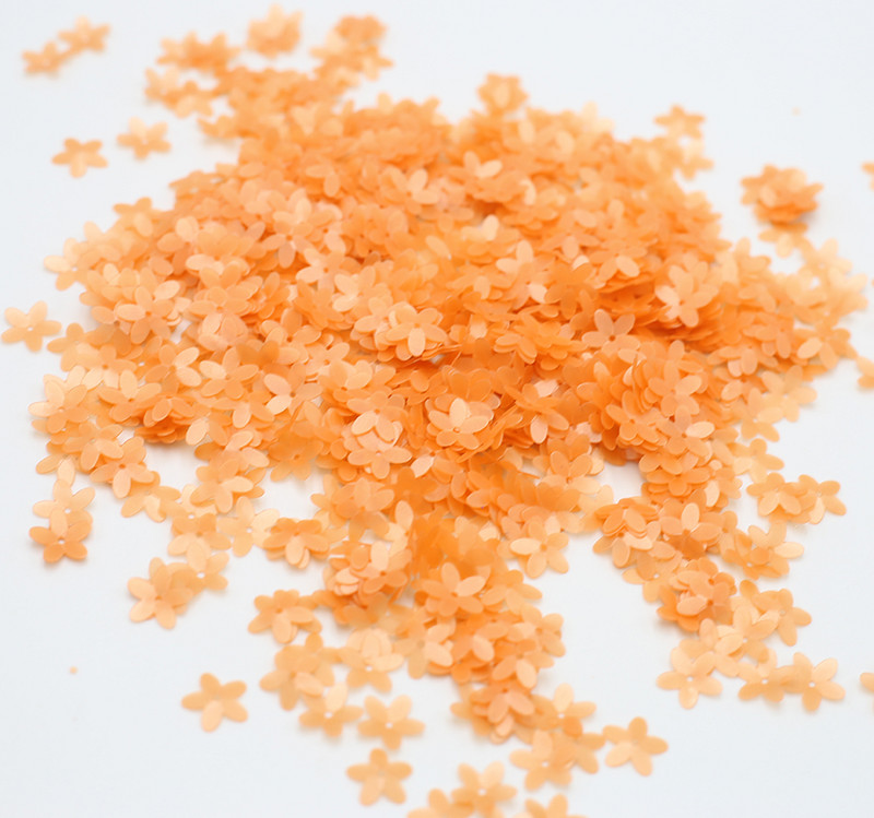 15g/partija Ziedu Seuiqns Matēta Krāsa Piecu Ziedlapu Paillettes 3D PVC Manikīra vizulis amatniecībai Art Naglas Pērlīšu Izšūšana