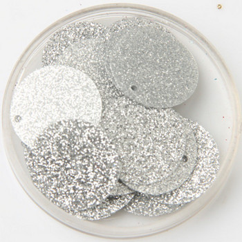 Glitter 20mm Sequin Μεγάλες Επίπεδες Στρογγυλές Παγιέτες Loose Sequins Paillette Ράψιμο Wedding Craft,Γυναικεία ενδύματα Αξεσουάρ 20g