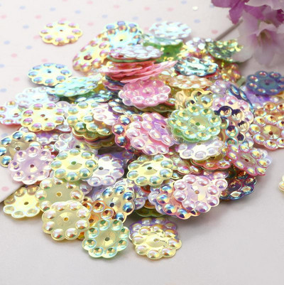 10g Sequin Mix Πολύχρωμες επίπεδες παγιέτες Pvc Loose Shaped For Crafts Παλέτες Ραπτικής Διακόσμησης Diy Αξεσουάρ Lentejuelas Doradas