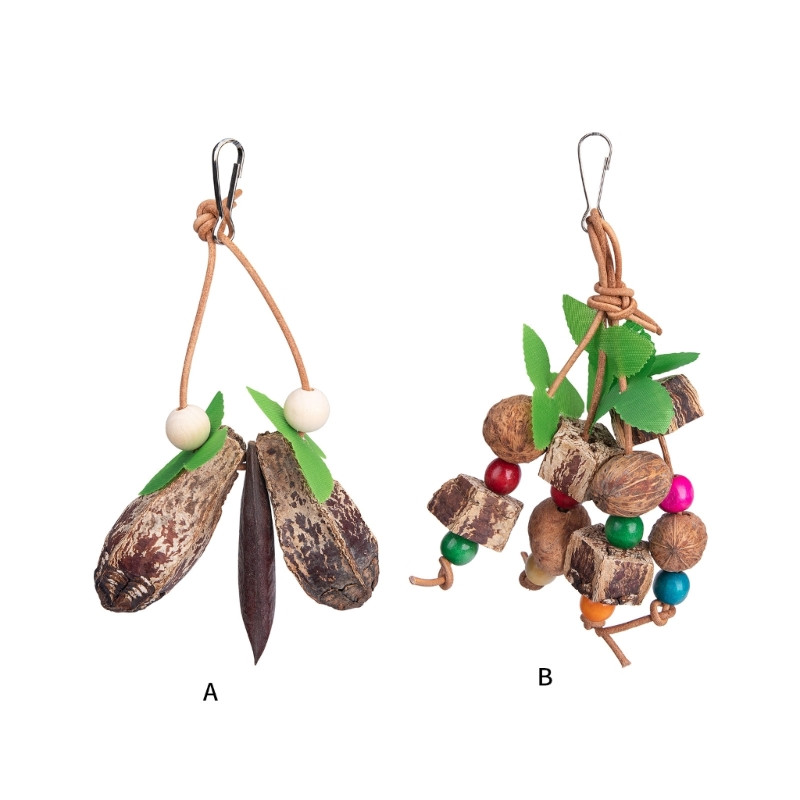 Kisállat madarak rágójáték ketrec játék harapás madártépő növény játék koktélok képzés