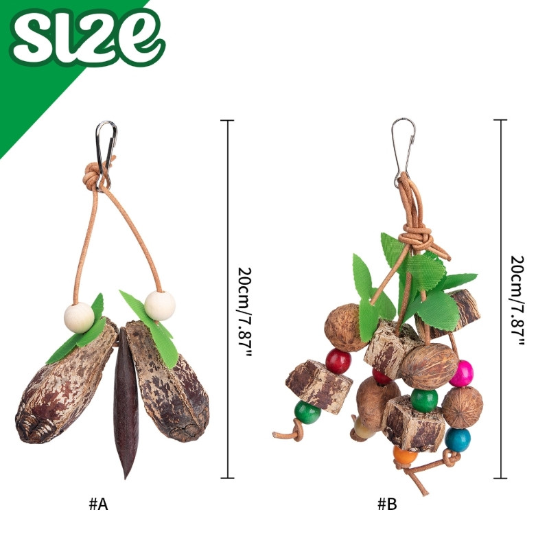 Kisállat madarak rágójáték ketrec játék harapás madártépő növény játék koktélok képzés