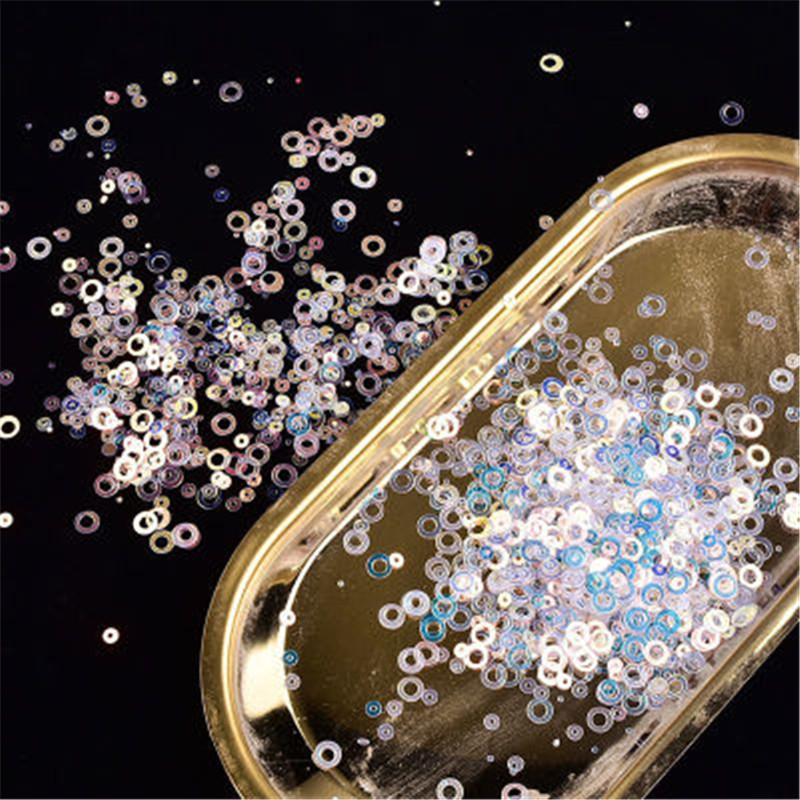 10g átlátszó kristály flitterek virág csillag csillogó flitter pelyhek paillette arc körömdísz PVC kék flitterek kézműves matricák
