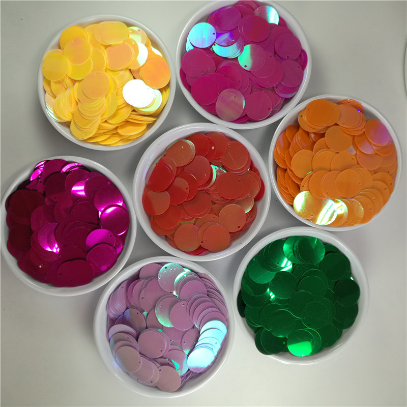 250gb 20mm rozā sarkana zila dzeltena violeta oranža zaļa liela apaļa vaļīga vizulis Amatniecība šūšana kāzu apģērbs rotaslietas DIY aksesuārs