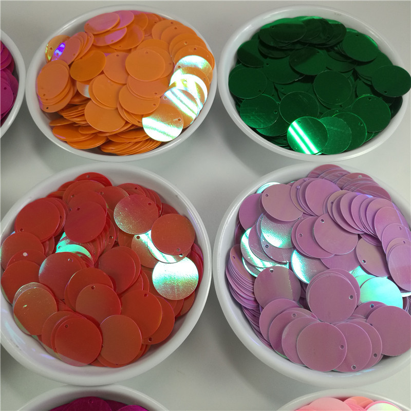 250gb 20mm rozā sarkana zila dzeltena violeta oranža zaļa liela apaļa vaļīga vizulis Amatniecība šūšana kāzu apģērbs rotaslietas DIY aksesuārs