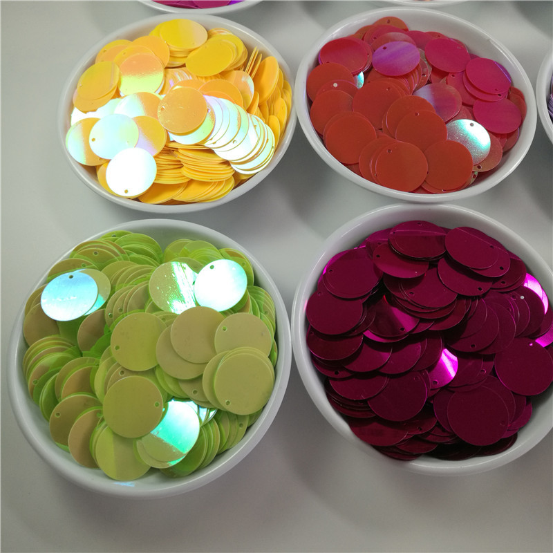 250gb 20mm rozā sarkana zila dzeltena violeta oranža zaļa liela apaļa vaļīga vizulis Amatniecība šūšana kāzu apģērbs rotaslietas DIY aksesuārs