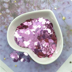 Īpaši plāns 3D nagu sequin 5*8mm Unicorn Laser Glitter PET sequins Paillettes videi draudzīgs vaļīgs vizulis nagu mākslas dekorēšanai 8g