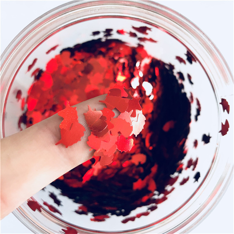 Īpaši plāns 3D nagu sequin 5*8mm Unicorn Laser Glitter PET sequins Paillettes videi draudzīgs vaļīgs vizulis nagu mākslas dekorēšanai 8g