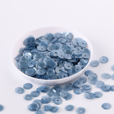 10g/iepakojumā 6mm apaļa kauss Matēta krāsa Pvc vaļīgi sequins Paillettes šūšana Kāzu amatniecība, Bērnu DIY Sieviešu apģērbu aksesuāri