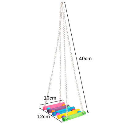 Piekārts papagaiļa būris Rotaļlieta Vāvere Kāmja Vāvere Mode Jaunākā šūpuļtīkls Putnu ligzda Šūpoles kāpnes seski jūrascūciņa rotaļlieta