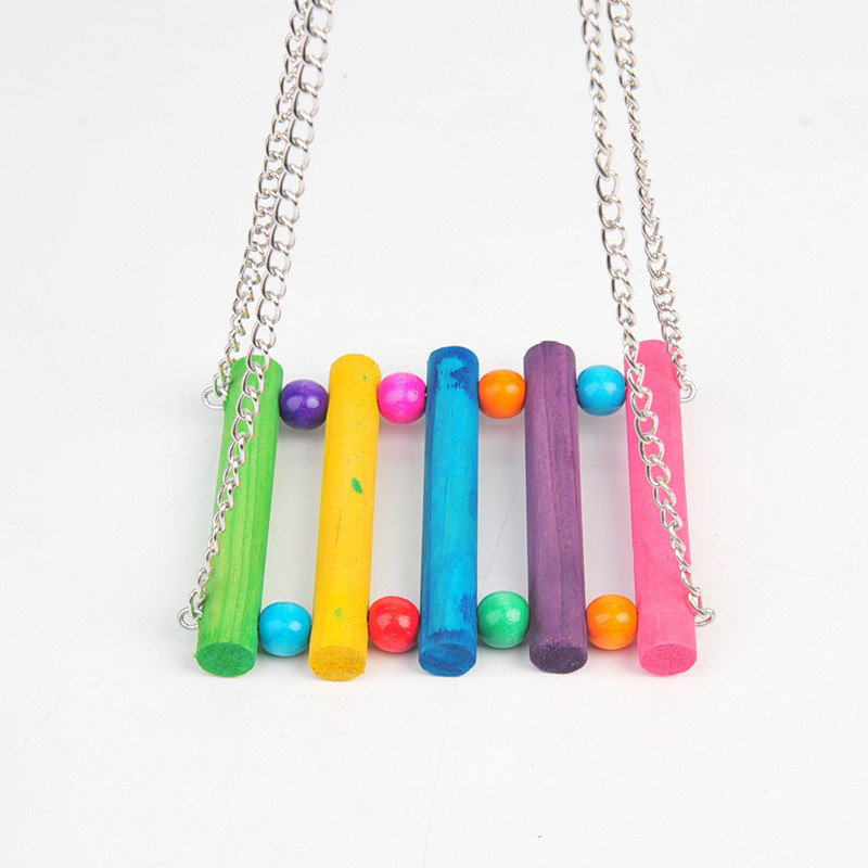 Piekārts papagaiļa būris Rotaļlieta Vāvere Kāmja Vāvere Mode Jaunākā šūpuļtīkls Putnu ligzda Šūpoles kāpnes seski jūrascūciņa rotaļlieta