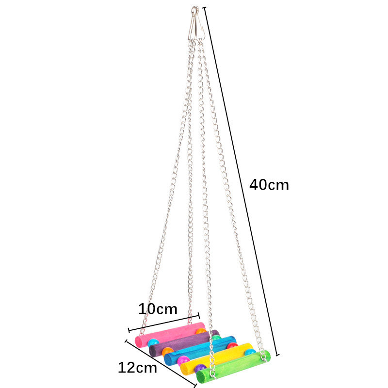 Piekārts papagaiļa būris Rotaļlieta Vāvere Kāmja Vāvere Mode Jaunākā šūpuļtīkls Putnu ligzda Šūpoles kāpnes seski jūrascūciņa rotaļlieta