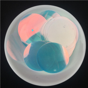 40gab./partija 30mm Caurspīdīgi lieli vizuļi, plakani, apaļi, vaļīgi fliteru paletes Šūšana Kāzu amatniecība, Sieviešu apģērbi Aksesuāri