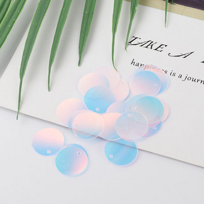 10g/Pack Blue Crystal Sequins PET apaļas puķes plūmju taisnstūra pailletes Amatniecības dāvanu maisiņš Decro DIY Šūšanas Lentejuelas piederumi