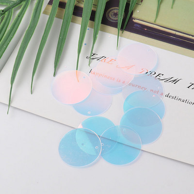 10g/Pack Blue Crystal Sequins PET apaļas puķes plūmju taisnstūra pailletes Amatniecības dāvanu maisiņš Decro DIY Šūšanas Lentejuelas piederumi