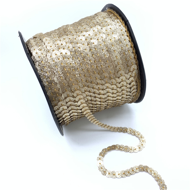 5 jardi 6 mm matēti vizuļi, spīdīgi slīpēti, vaļīgi fliteri Pailletes Šūšana Kāzu amatniecība, DIY Scrapbooking