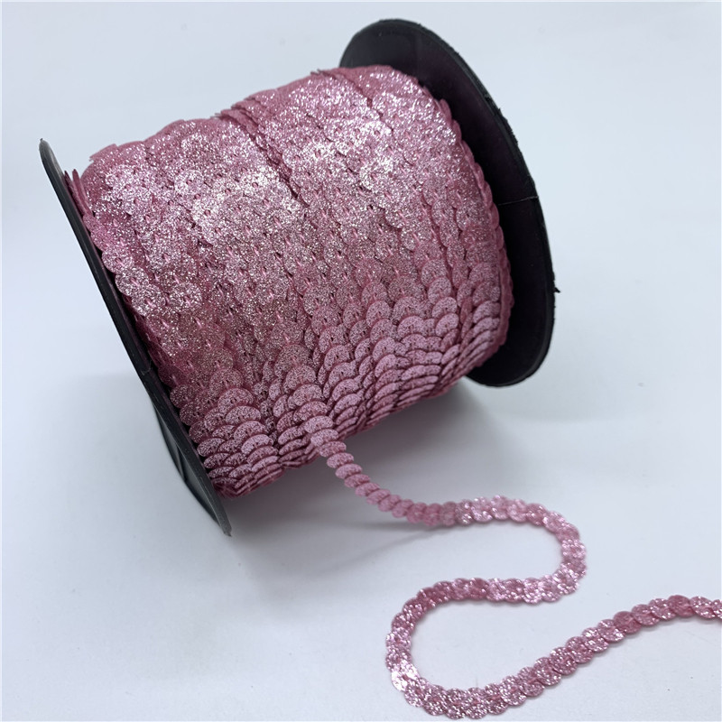 5 jardi 6 mm matēti vizuļi, spīdīgi slīpēti, vaļīgi fliteri Pailletes Šūšana Kāzu amatniecība, DIY Scrapbooking