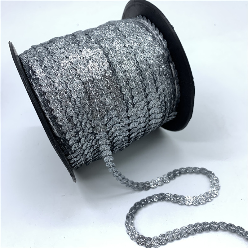 5 jardi 6 mm matēti vizuļi, spīdīgi slīpēti, vaļīgi fliteri Pailletes Šūšana Kāzu amatniecība, DIY Scrapbooking