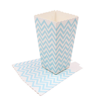 Jaunums! 12GB/Lot Popkorna kastīte/tasīte Rozā tematiskā ballītes dekorēšana bērniem Daudz laimes dzimšanas dienā Ziemassvētku kāzu ballītei Bērnu dušas piederumi