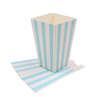 Jaunums! 12GB/Lot Popkorna kastīte/tasīte Rozā tematiskā ballītes dekorēšana bērniem Daudz laimes dzimšanas dienā Ziemassvētku kāzu ballītei Bērnu dušas piederumi