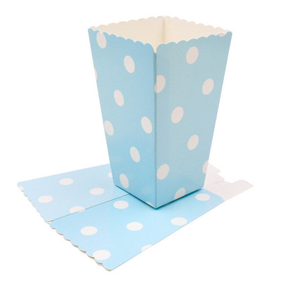 Jaunums! 12GB/Lot Popkorna kastīte/tasīte Rozā tematiskā ballītes dekorēšana bērniem Daudz laimes dzimšanas dienā Ziemassvētku kāzu ballītei Bērnu dušas piederumi